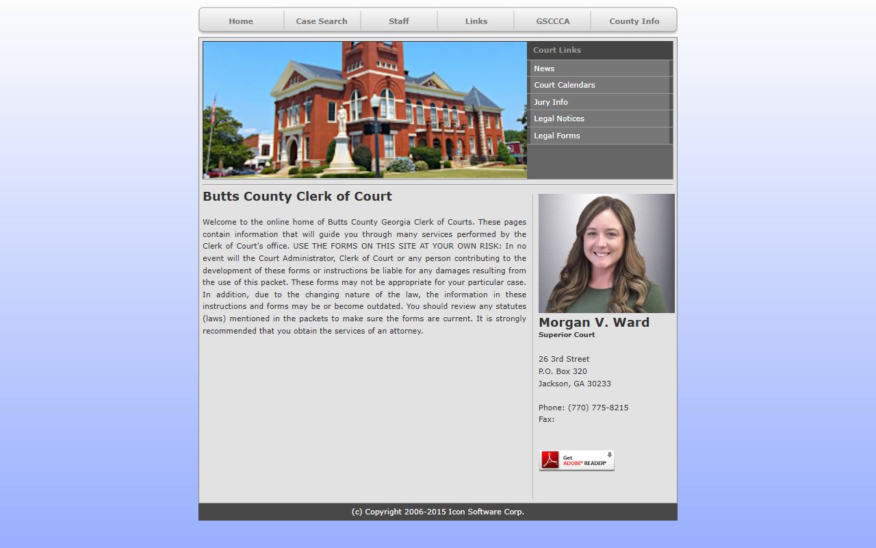 Butts County court records after jail arrest clerk website