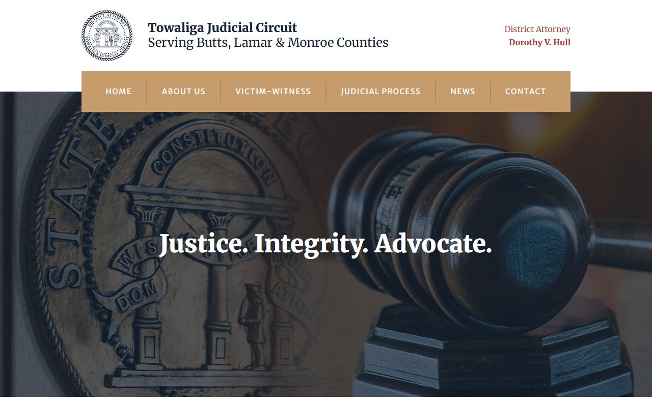 Towaliga District Attorney Butts County court records after arrest